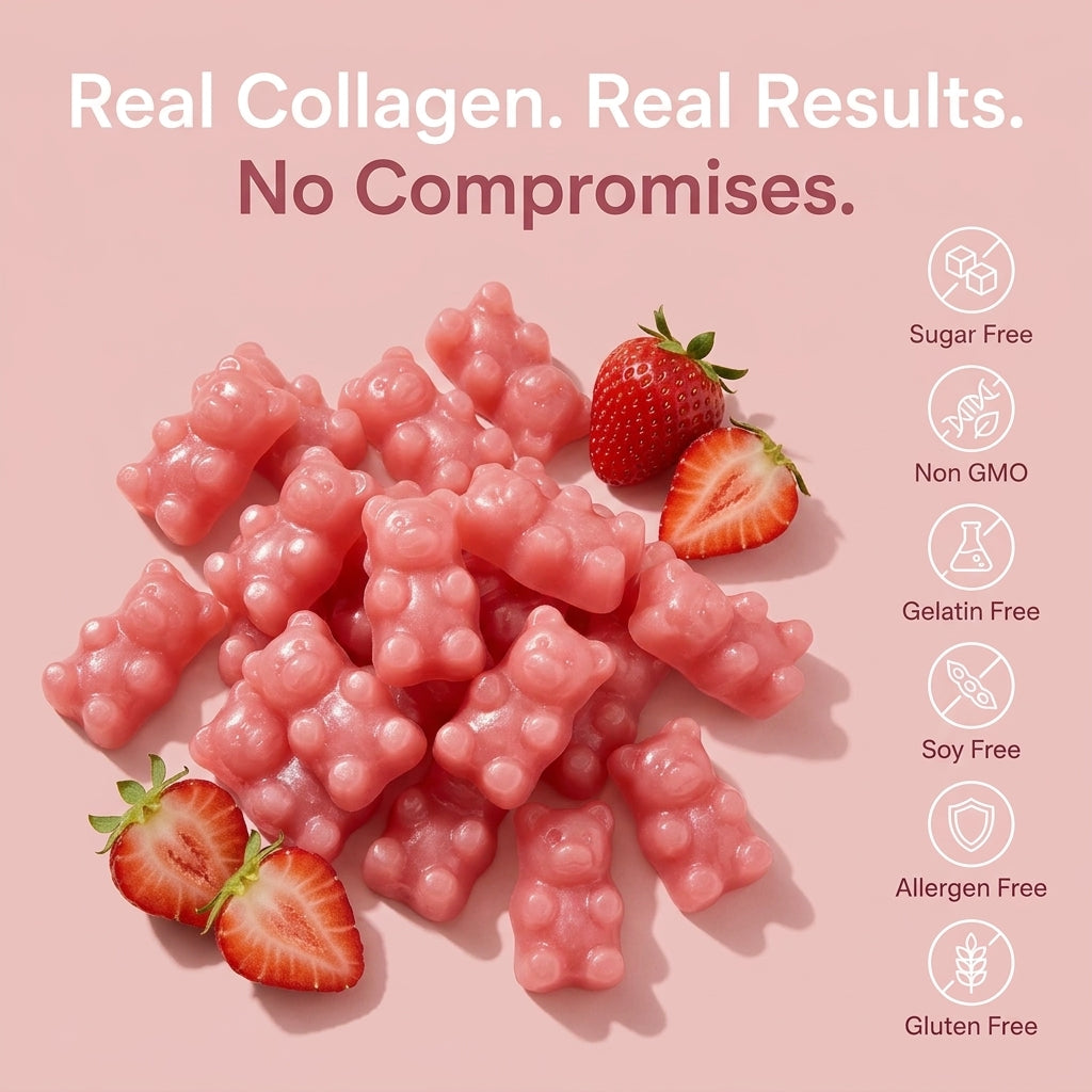 HielaLabs Strawberry Collagen Gummies